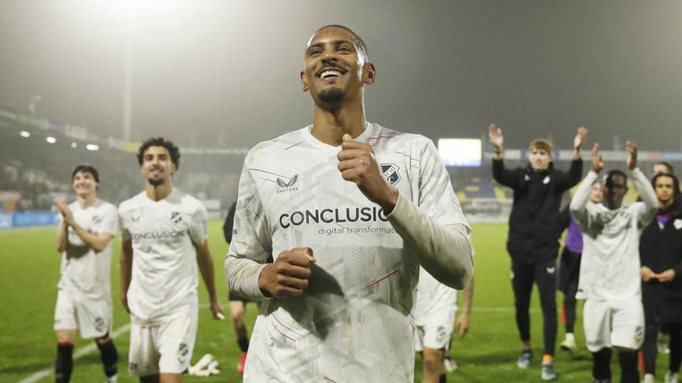 Sebastien Haller wurde in seinem zweiten Spiel für Utrecht zum Pokalheld.