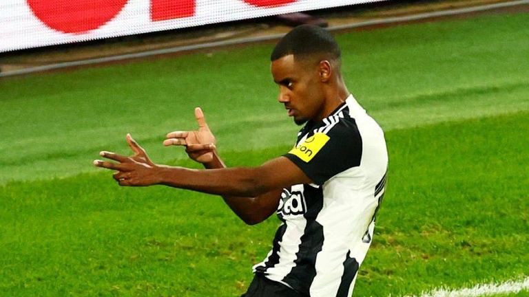 Alexander Isak trifft für Newcastle United am Fließband.