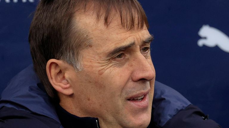 Trainer Julen Lopetegui steht bei West Ham United vor dem Aus.