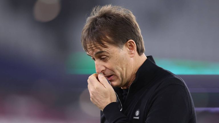 Julen Lopetegui muss bei West Ham nach einem kurzen Gastspiel die Koffer packen.