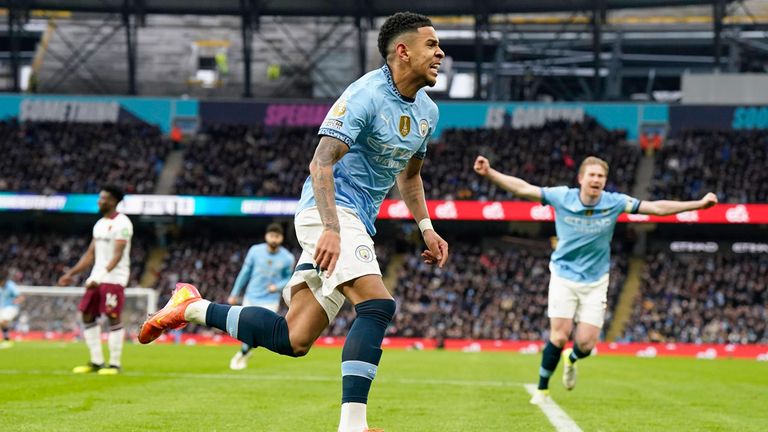 Manchester City gegen West Ham United.