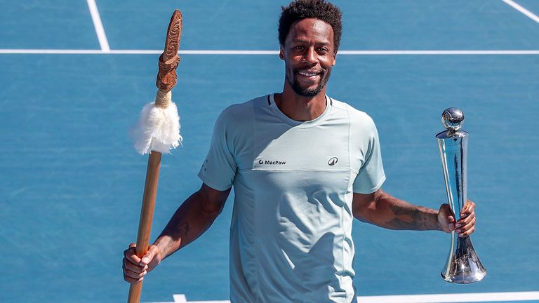 Gael Monfils gewinnt das ATP-Turnier in Auckland.