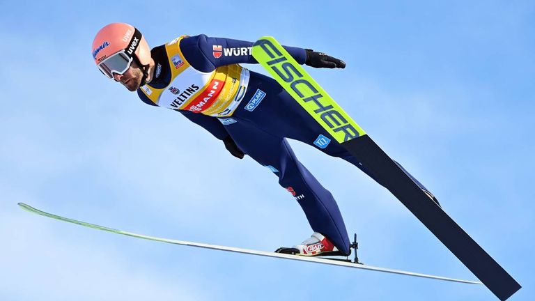 Pius Paschke erlebt beim Neujahrsspringen in Garmisch-Partenkirchen einen Dämpfer. 