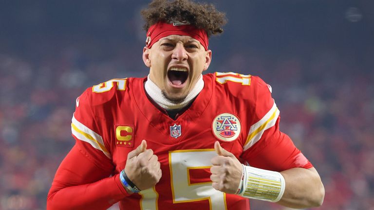 Quarterback-Superstar Patrick Mahomes führt die Kansas City Chiefs zum dritten Mal in Folge in den Super Bowl. 