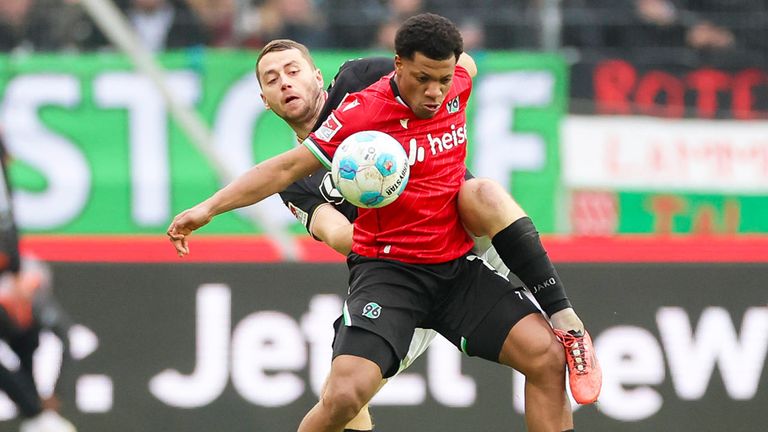 Hannover 96 gegen Preußen Münster.