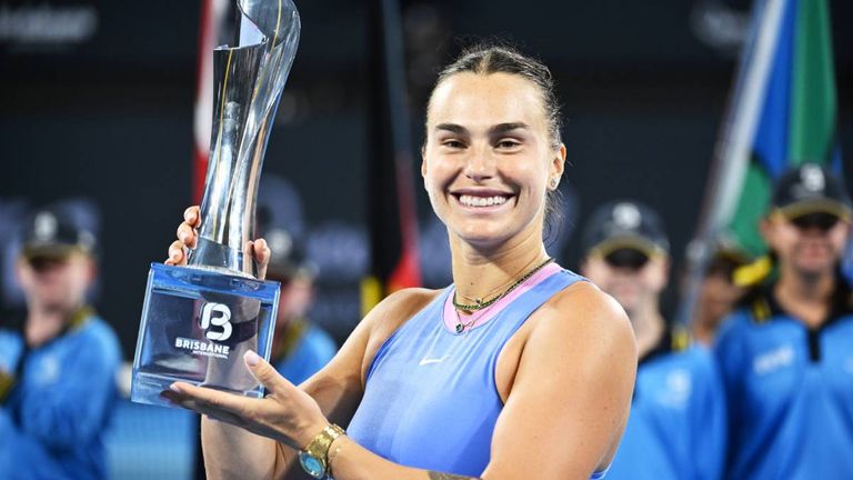 Aryna Sabalenka zeigt sich vor den Australian Open in guter Form. 