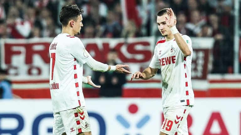 Der 1. FC Köln gibt Entwarnung bei Dejan Ljubicic (l.) und Tim Lemperle.