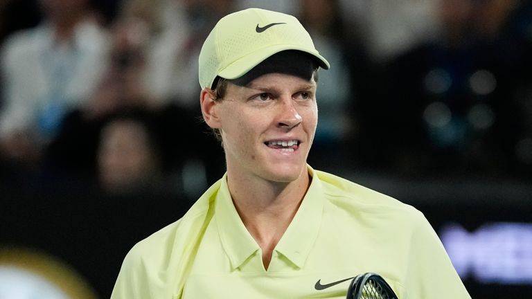 Jannik Sinner, Australian Open tennis 2025 (Associated Press)