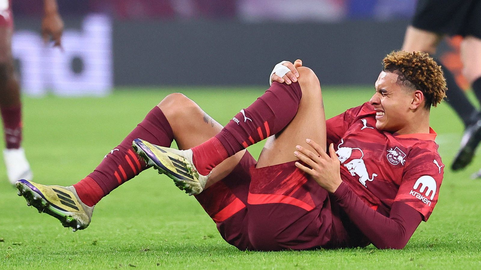 Antonio Nusa will be out of action for RB Leipzig for several weeks due to ...