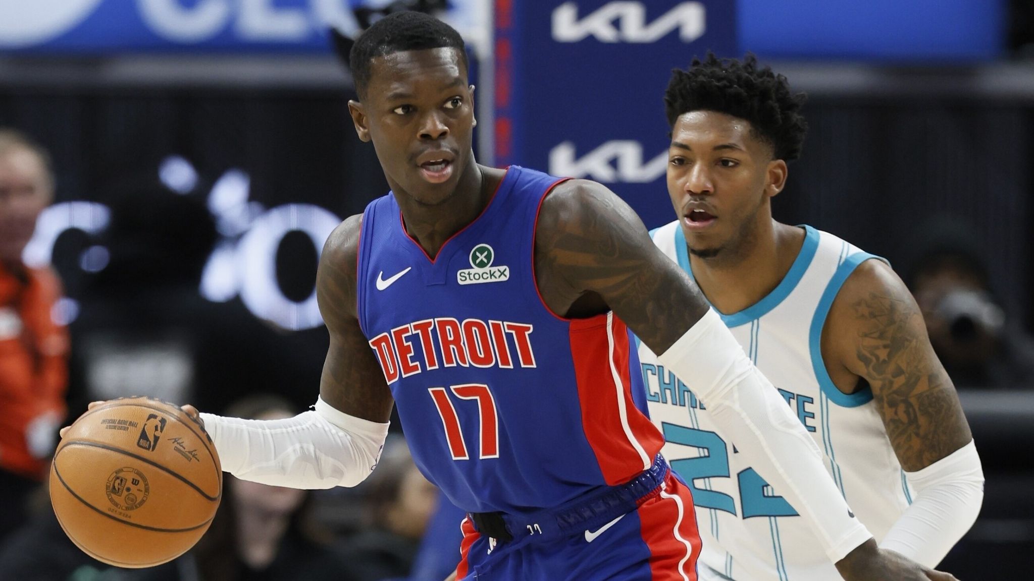 NBAStar Dennis Schröder siegt auch im zweiten Spiel mit den Detroit NBAStar Dennis Schröder siegt auch im zweiten Spiel mit den Detroit