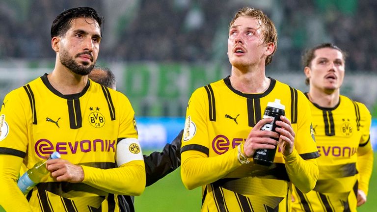 Emre Can (von l.), Julian Brandt und Marcel Sabitzer spielen keine Rolle mehr in den langfristigen Planungen des BVB.