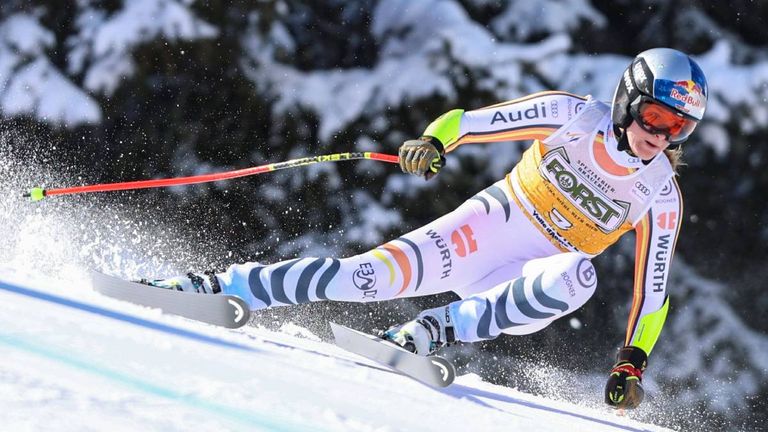 Emma Aicher gewinnt den Super-G.