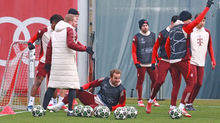 Der FC Bayern im Training.