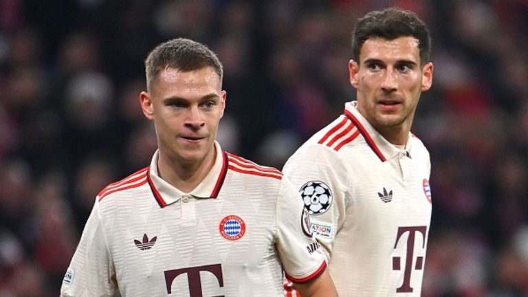 Joshua Kimmich (l.) und Leon Goretzka spielen beim FC Bayern Seite an Seite im zentralen Mittelfeld.