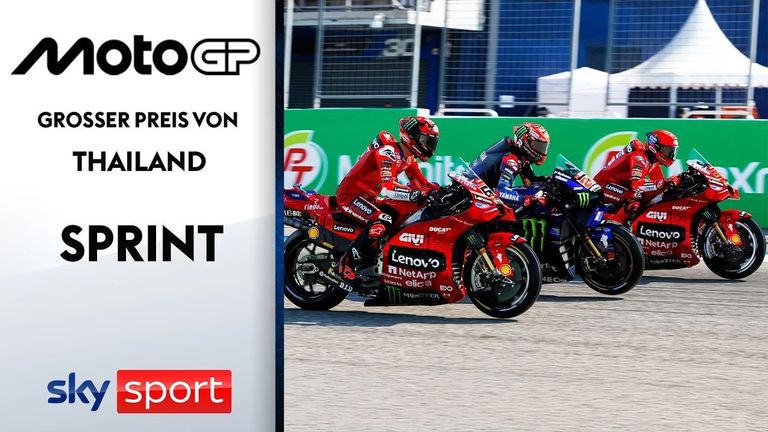 Viel Spaß mit den Highlights vom MotoGP-Sprintrennen beim Thailand GP auf dem Chang International Circuit in Buriram im 1. Lauf der MotoGP-Saison 2025 auf Sky Sport!