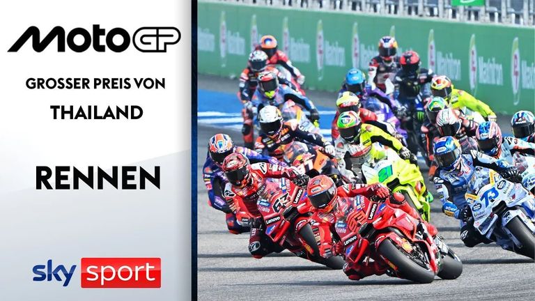 Viel Spaß mit den Highlights vom MotoGP-Rennen beim Thailand GP auf dem Chang International Circuit in Buriram im 1. Lauf der MotoGP-Saison 2025 auf Sky Sport!