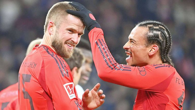 Eric Dier (l.) wird den FC Bayern am Saisonende verlassen.