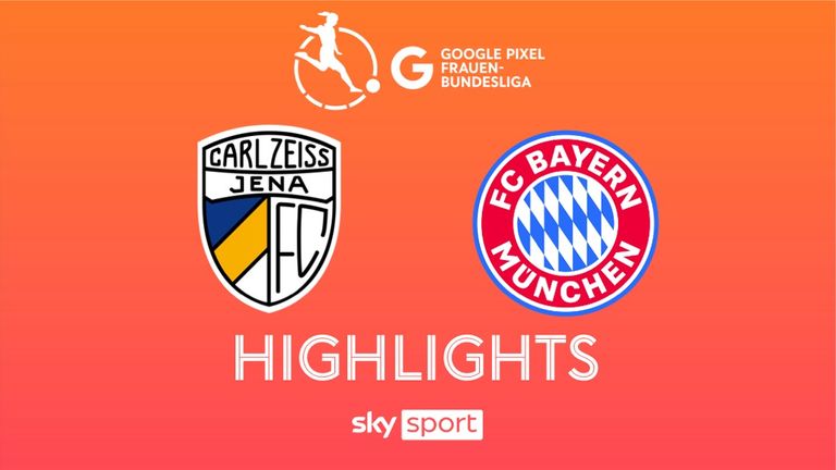 Spieltag 21: FC Carl Zeiss Jena - FC Bayern München  - 2024/25 - Frauen Bundesliga