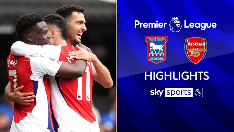 Ipswich Town 0-4 Arsenal | Premier League highlights