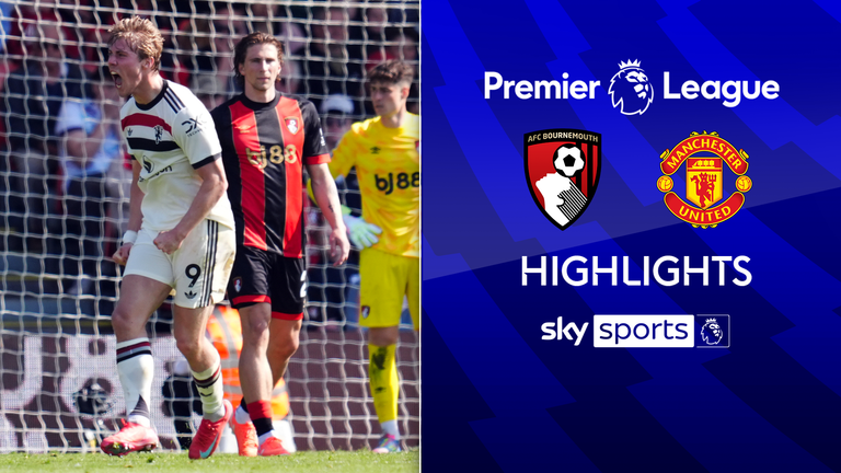 Highlights from the Premier League match between Bournemouth and Man Utd.