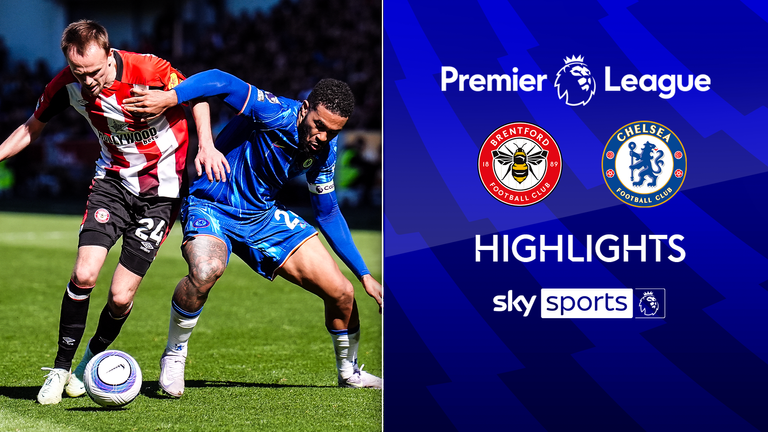 Premier League highlights of the match between Brentford and Chelsea.