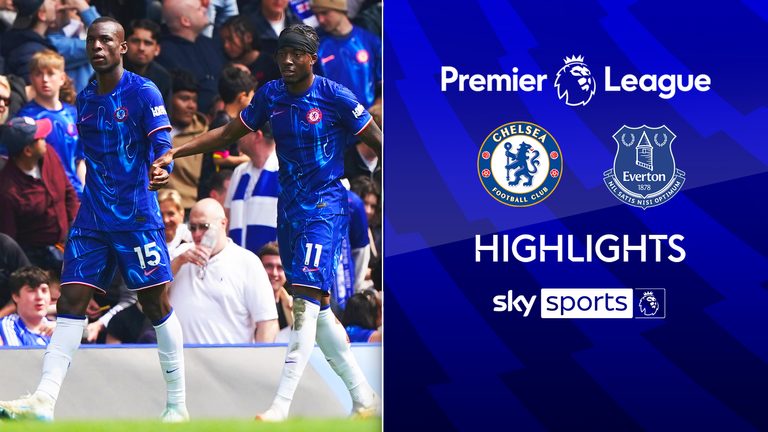 Chelsea-Everton Premier League highlights.