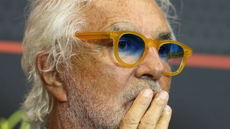 Alpine-Teamchef Flavio Briatore findet deutliche Worte für Franco Colapinto.