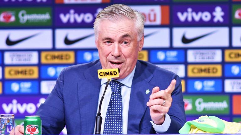 Carlo Ancelotti hat seinen ersten Brasilien-Kader ohne Neymar nominiert.