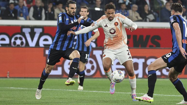 Atalanta gewinnt in der Serie A gegen die AS Rom.