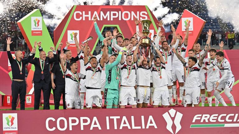 FC Bologna wird italienischer Pokalsieger (Coppa Italia) - erster Titel seit 61 Jahren.