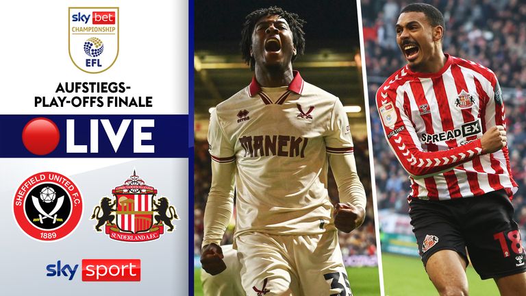 Das Finale der Championship-Playoffs zwischen Sheffield United und dem AFC Sunderland live im kostenlosen Stream auf skysport.de und in der Sky Sport App.