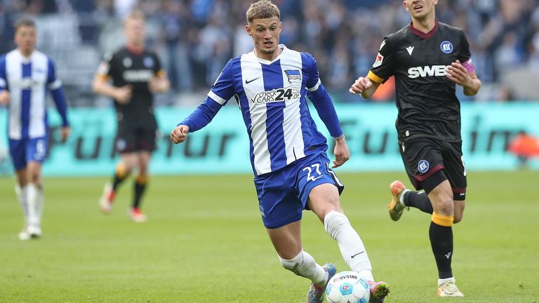 Michael Cuisance hatte sich im Sommer 2024 Hertha BSC angeschlossen.