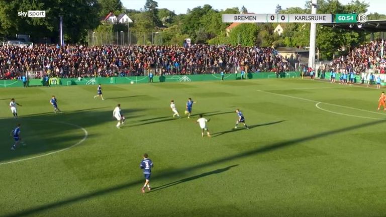 Im Finale des DFB-Pokals der U19 trifft Werder Bremen auf den Karlsruher SC.