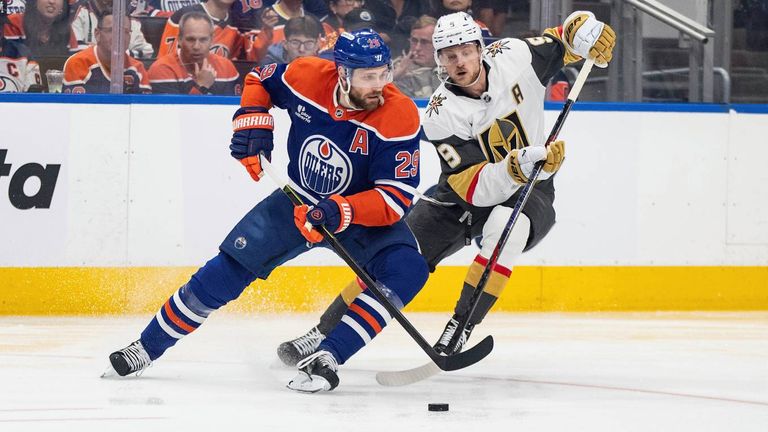 Auch ohne Scorerpunkt von Leon Draisaitl schlagen die Edmonton Oilers die Vegas Golden Knights.