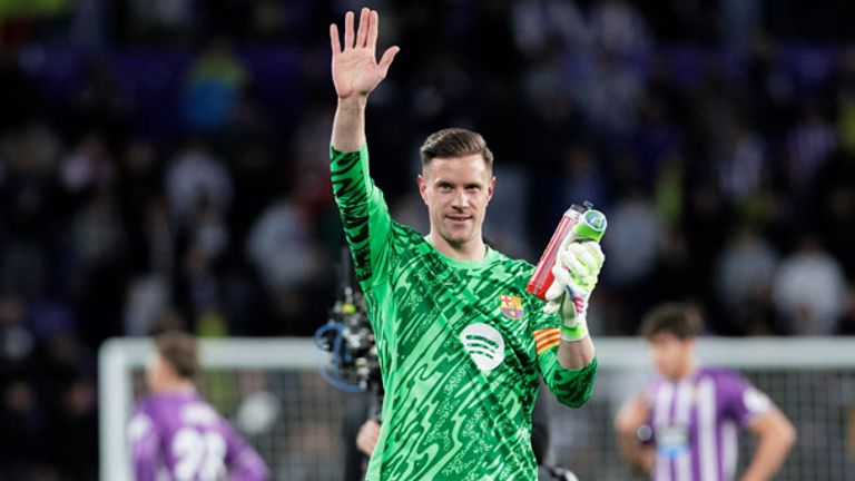 Marc-Andre ter Stegen muss bei Barca nach Comeback zurück auf die Bank.