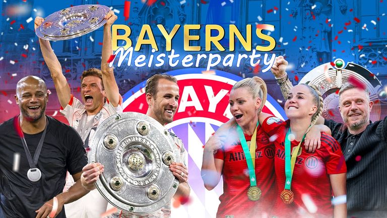 Der FC Bayern München feiert seinen 34. Meistertitel. Sky Sport überträgt live!