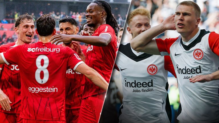 Der SC Freiburg und Eintracht Frankfurt kämpfen um den Einzug in die Champions League.