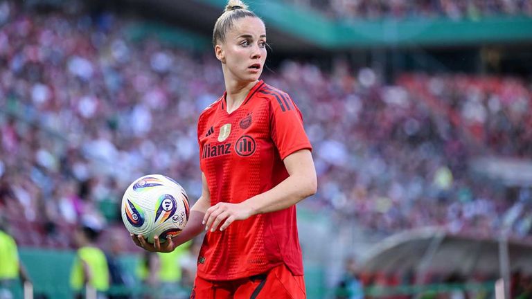 Giulia Gwinn gewann mit dem FC Bayern in diesem Jahr die Meisterschaft und den DFB-Pokal.