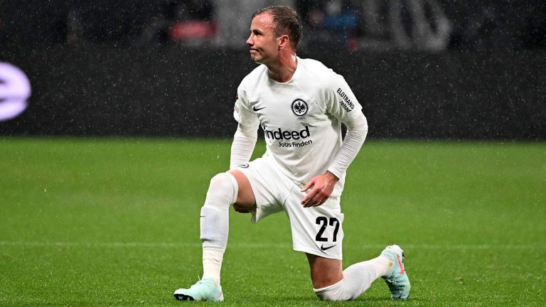 Mario Götze verpasst den Saisonendspurt der Eintracht mit einer Muskelverletzung.