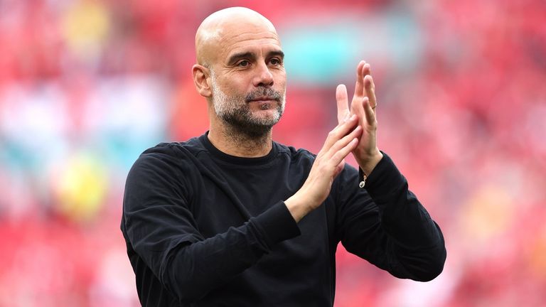 Pep Guardiola steht seit Sommer 2016 bei Manchester City unter Vertrag.