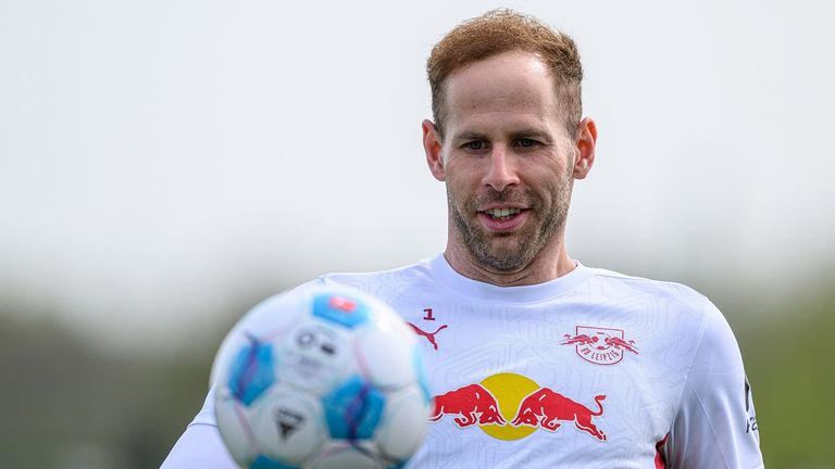 Peter Gulacsi ist zurück im Mannschaftstraining von RB Leipzig.