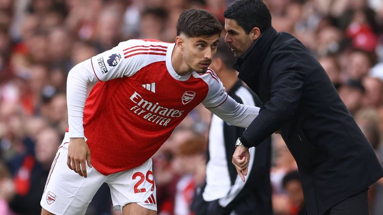 Kai Havertz hat sein Comeback für den FC Arsenal gegeben.
