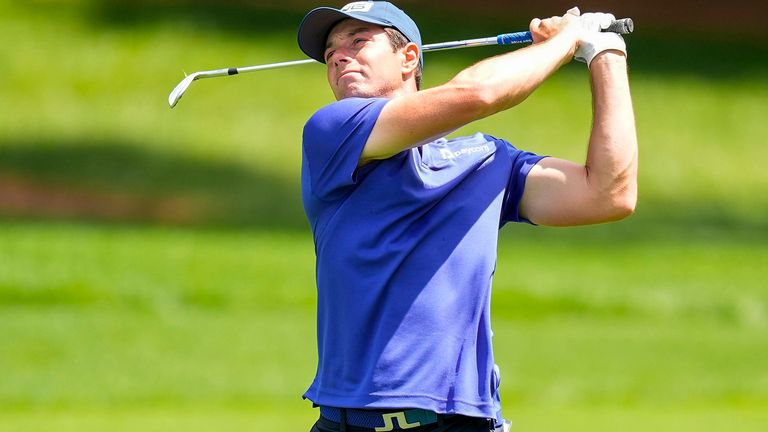 Viktor Hovland spielt in einer Featured Group mit Bryson DeChambeau und Gary Woodland - LIVE auf skysport.de.