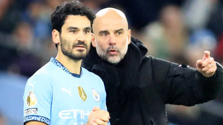Ilkay Gündogan (l.) und Pep Guardiola arbeiten erfolgreich zusammen bei Manchester City.