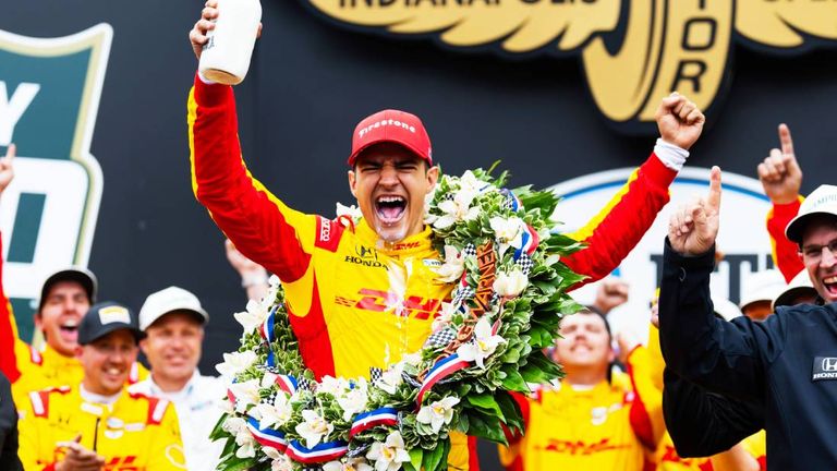 Alex Palou gewinnt zum ersten Mal beim Indy 500.