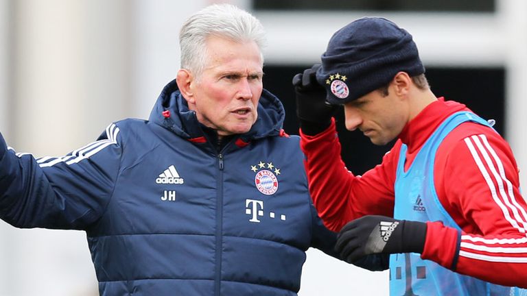 Jupp Heynckes (l.) und Thomas Müller arbeiteten sehr erfolgreich zusammen beim FC Bayern.