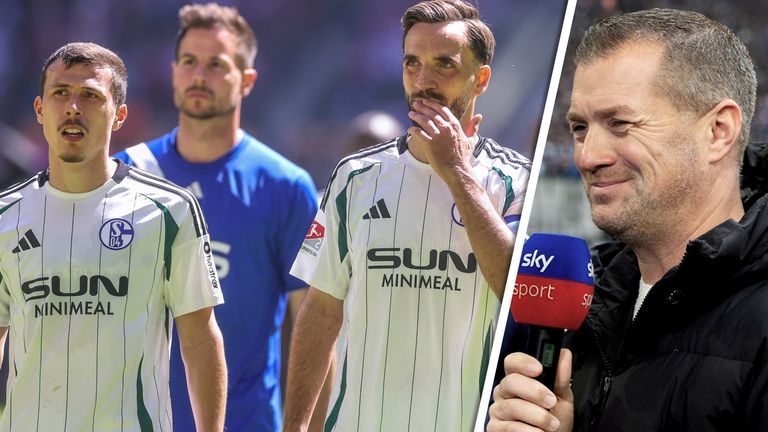 Nach Ansicht von Sky Reporter Dirk große Schlarmann hätte Schalke den Abstieg verdient gehabt.