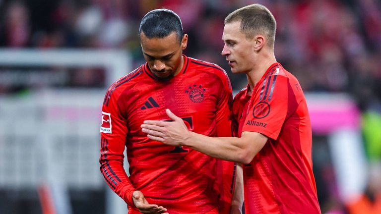 Was macht Leroy Sane (l.)? Geht er oder bleibt er?