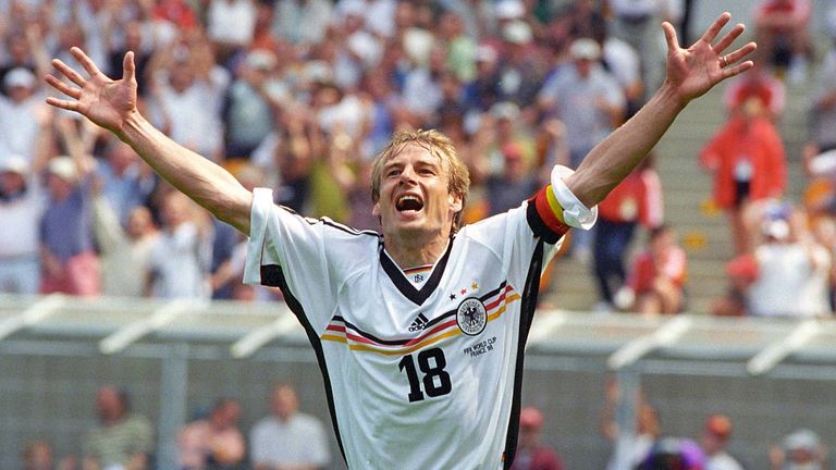 Platz 9: Jürgen Klinsmann (108 Länderspiele zwischen 1987 und 1998)