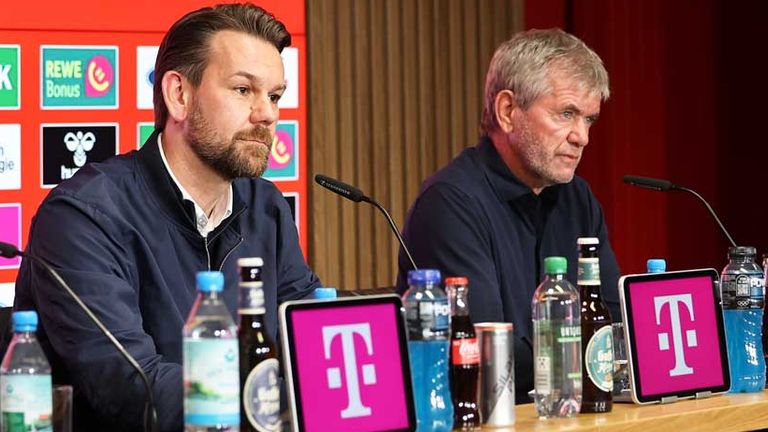 Der 1. FC Köln hat Entscheidungen über Thomas Kessler (l.) und Friedhelm Funkel getroffen.